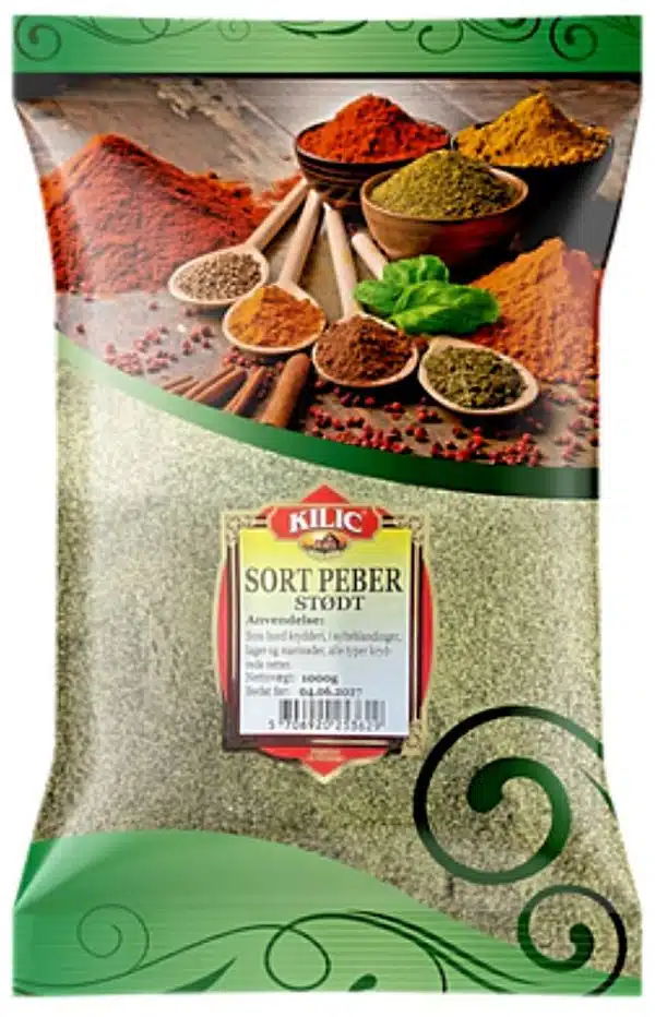 Kilic Sort Peber Stødt 1 kg