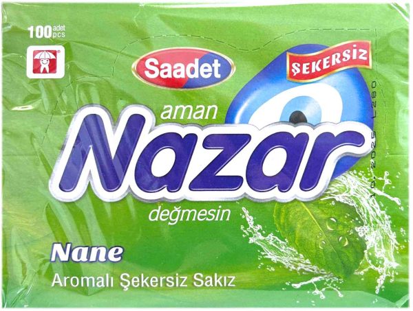 Nazar Tyggegummi Peppermint 100 g