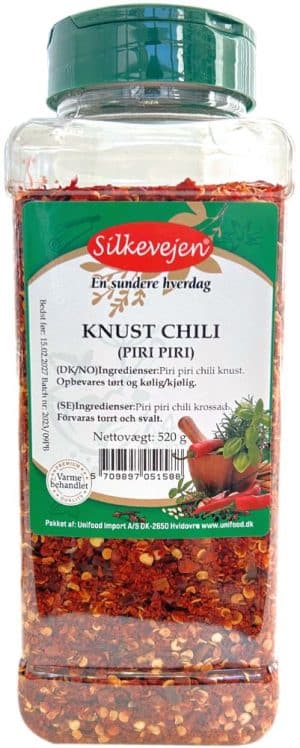 Silkevejen Knust Chili (Piri Piri) 520 g