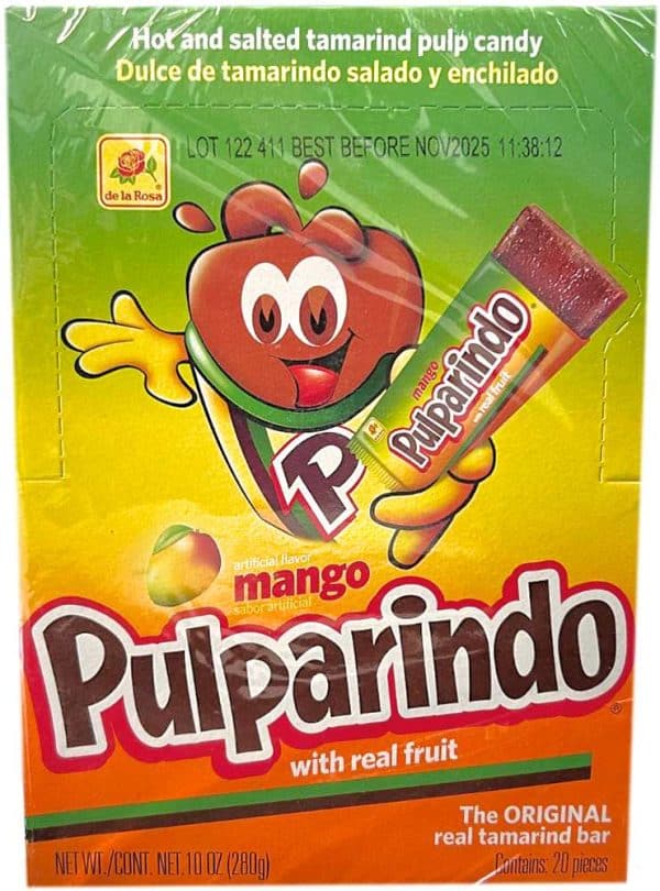 Pulparindo Mango Frugtstang 20 stk
