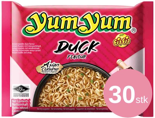 Yum Yum Instant Nudler Duck 30 stk