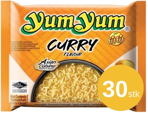 Yum Yum Nudler Curry 30 stk
