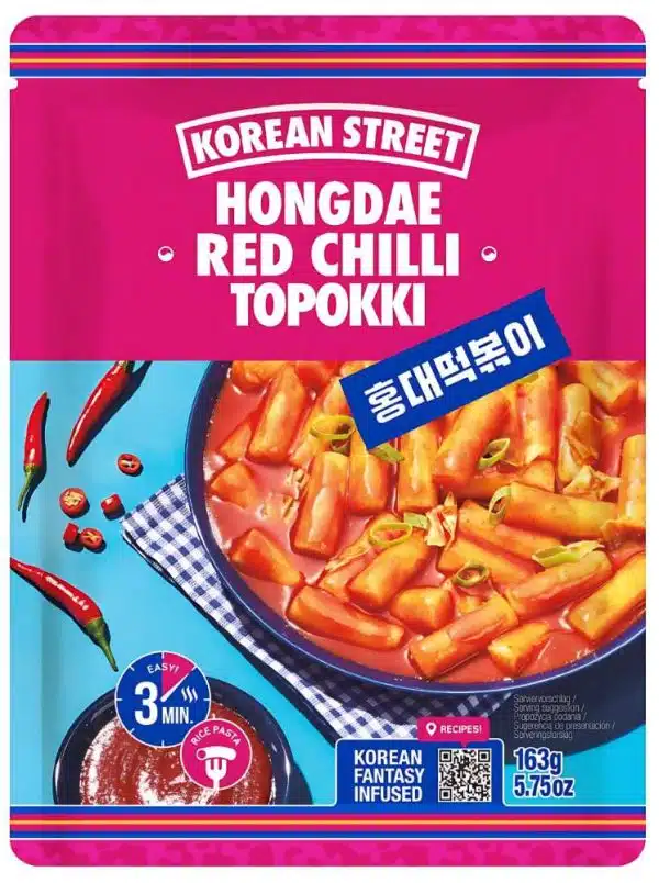Korean Street Hongdae Red Chili Topokki 163 g
