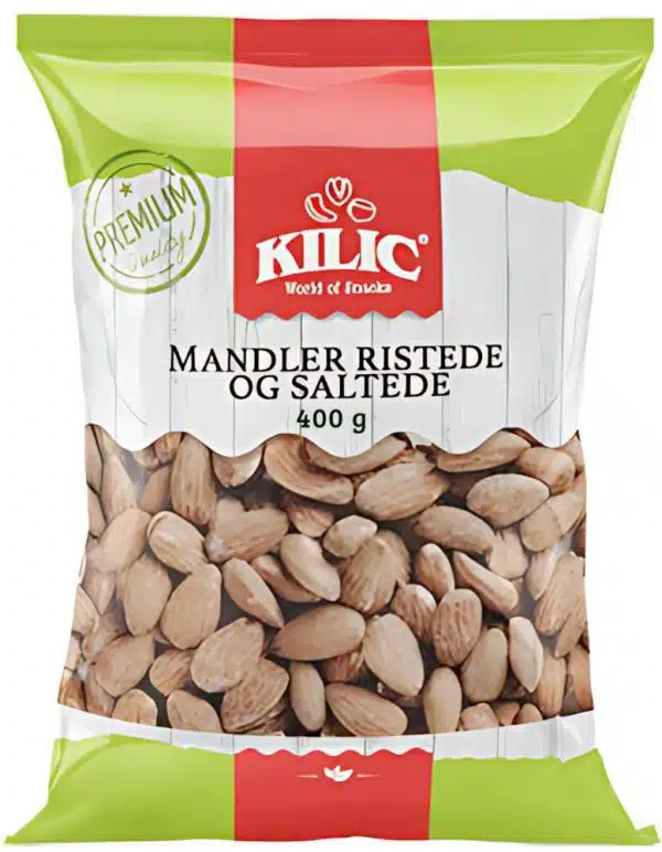 Kilic Mandler Saltede & Ristede 400 g