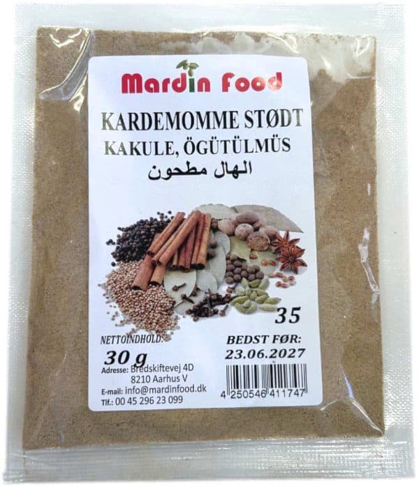Mardin Food Kardemomme, Stødt 30 g
