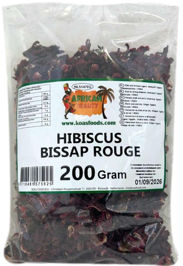 African Beauty Hibiscus, Tørret 200 g