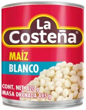 La Costena Majs, Hvide 820 g