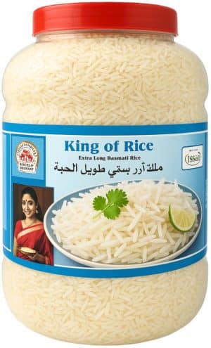 Double Elephant Basmati Ris, Ekstra Lange (Spand) 5 kg