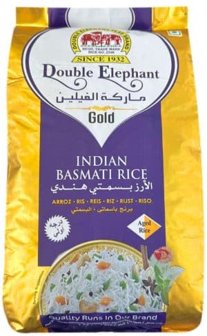 Double Elephant Basmati Ris Gold 1 kg