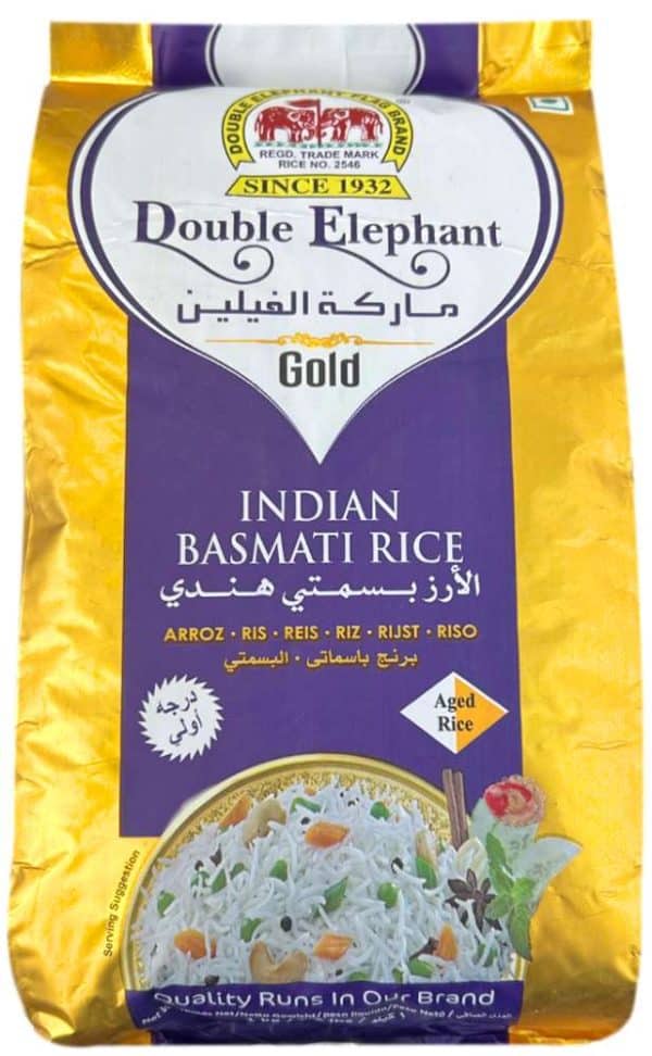 Double Elephant Basmati Ris Gold 1 kg