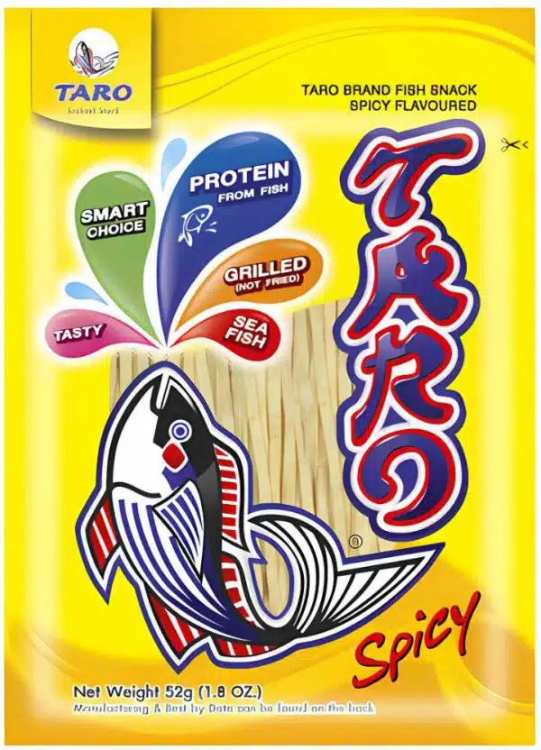 Taro Fish Snack, Spicy 52 g