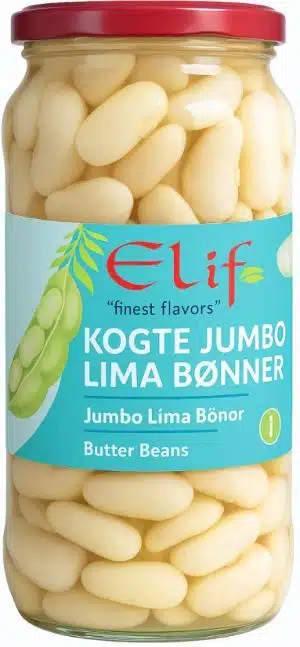 Elif Butter Beans, Jumbo 580 g