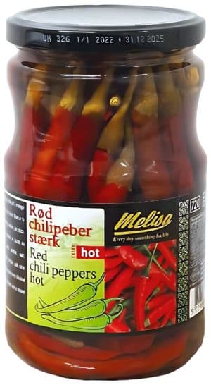 Melisa Rød Chili, Ekstra Stærk 630 g