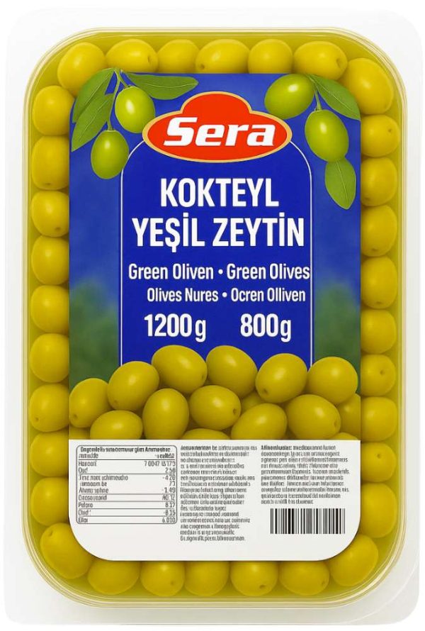 Sera Grønne Oliven 1200 g
