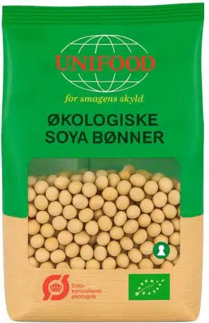 Unifood Sojabønner Økologiske 500 g