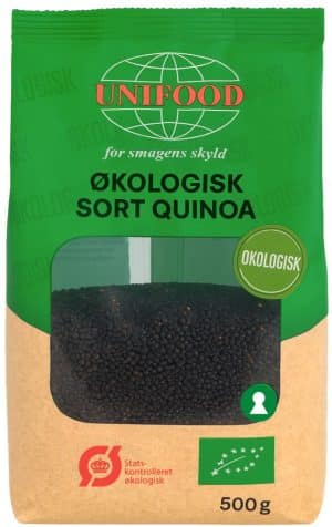 Unifood Sort Quinoa Økologisk 500 g