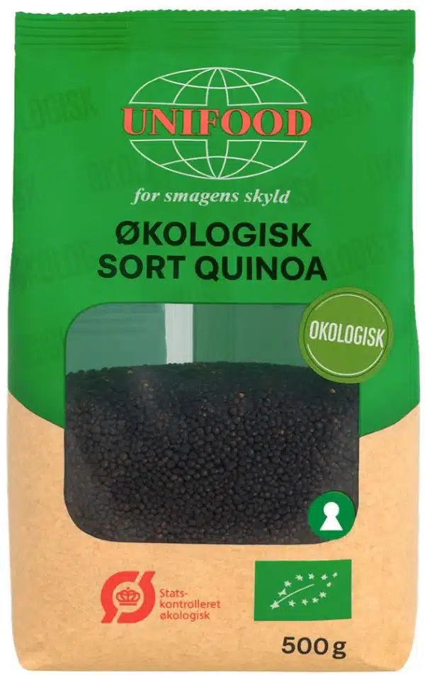 Unifood Sort Quinoa Økologisk 500 g