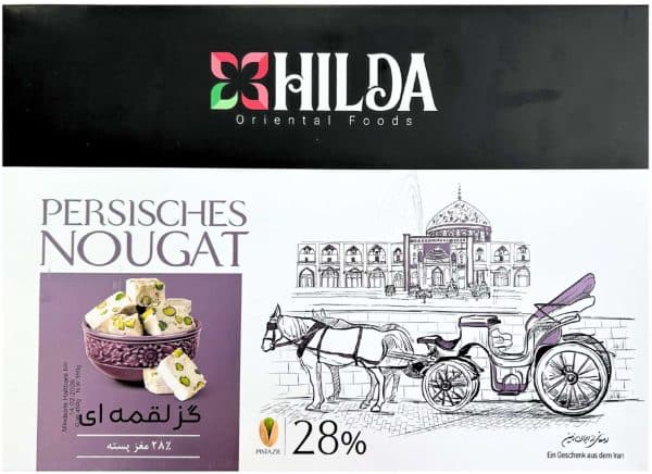 Hilda Persisk Nougat, Pistacie (Gaz) 350 g