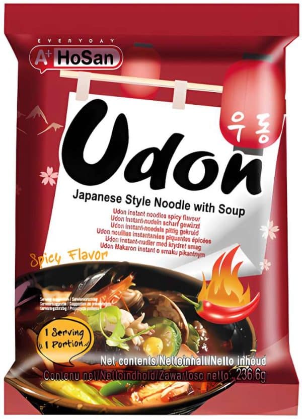 A+ HoSan Udon Nudler Japanese Spicy 232,6 g
