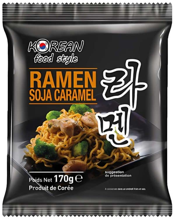 Korean Food Style Ramen Nudler Soja Caramel 170 g