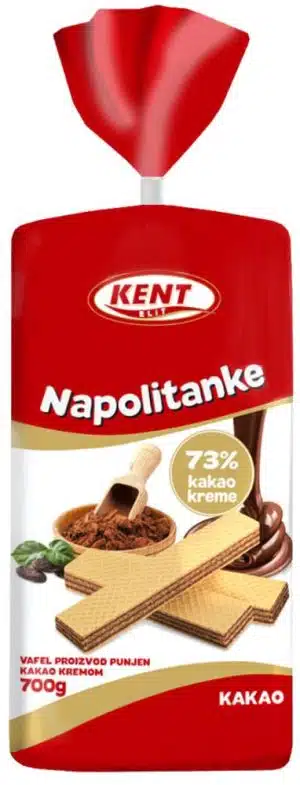 Kent Elit Napolitanke Vafler, Kakao 700 g