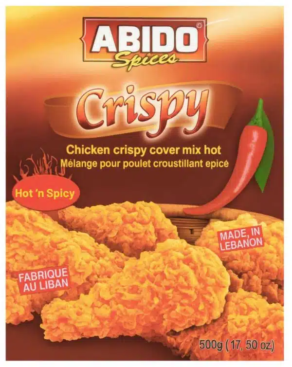 Abido Chicken Crispy Mix, Hot 'n Spicy 500 g