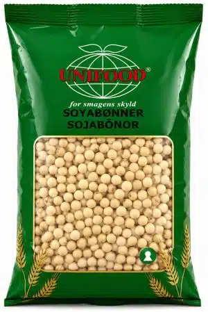 Unifood Soyabønner 900 g.