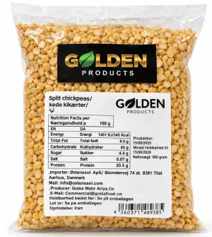 Split Kikærter (Lapeh ) 900 gr.